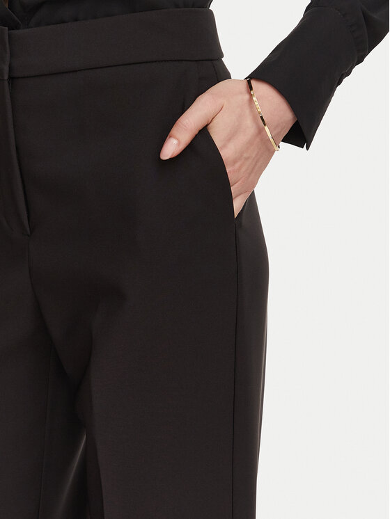Rinascimento Rinascimento Palazzo püksid CFC0130151003 Must Wide Leg