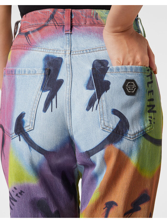PHILIPP PLEIN PHILIPP PLEIN Jeansy 15625 Kolorowy
