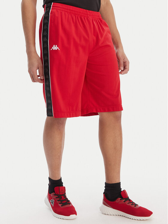 Kappa Kappa Sportovní kraťasy Banda Treadwellz 304KQ20 Červená Regular Fit