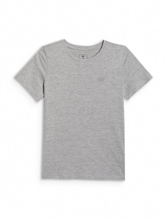 4F 4F T-Shirt BASIC+ Szary Oversize