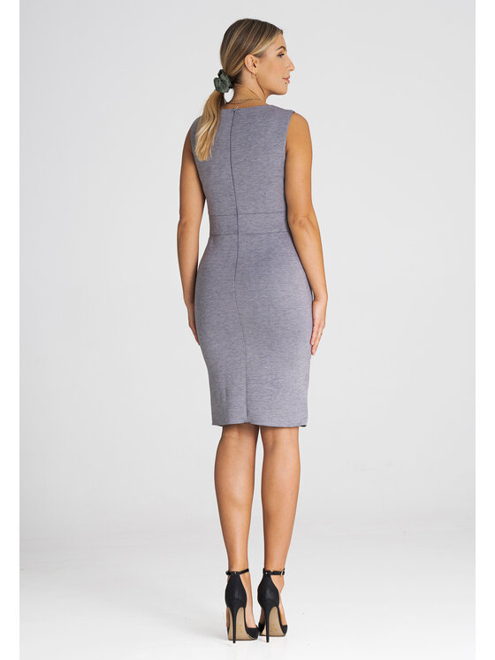 FIGL FIGLFIGL Vestito M979 Grigio Regular Fit