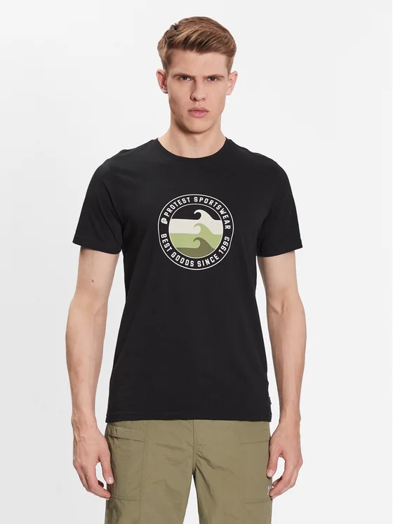 Protest T-Shirt Sharm 1712331 Schwarz Regular Fit