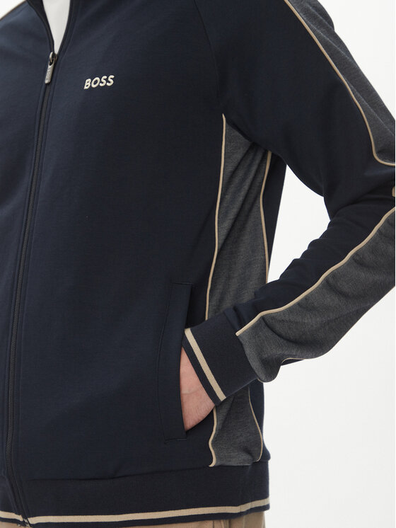 BOSS BOSS Pulóver 50540792 Sötétkék Regular Fit