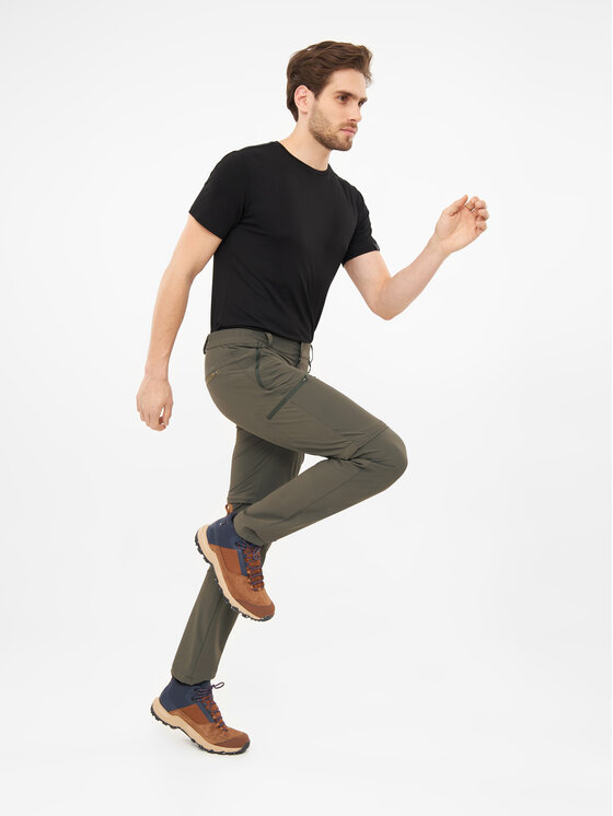 Viking Viking Spodnie materiałowe Rocklyn 2in1 Man Khaki Regular Fit