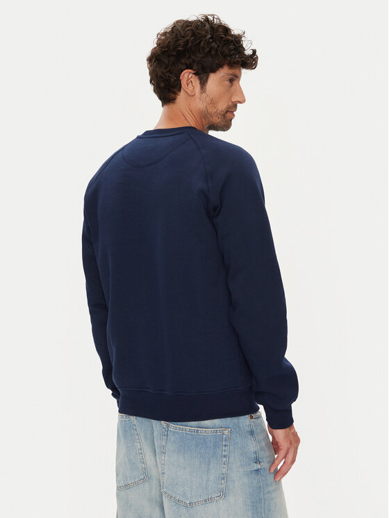 adidas adidas Pulóver Trefoil Essentials IY4935 Sötétkék Regular Fit