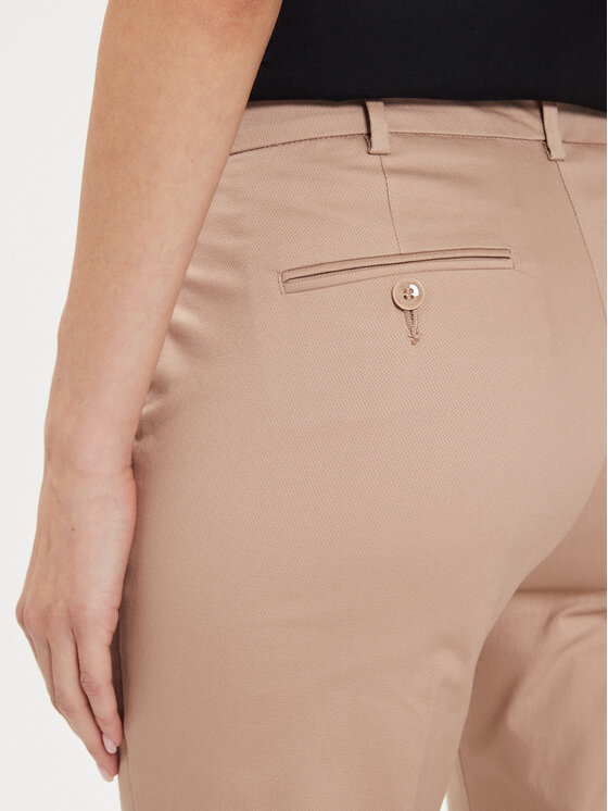 Sisley Sisley Riidest püksid 4GV3L5AH6 Beež Regular Fit