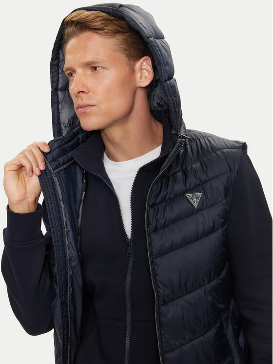 Guess Guess Gilet M4YN21 WG9P2 Blu Regular Fit