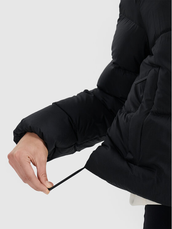 4F 4F Kurtka puchowa NATURAL (DOWN) WARMTH Czarny Regular Fit