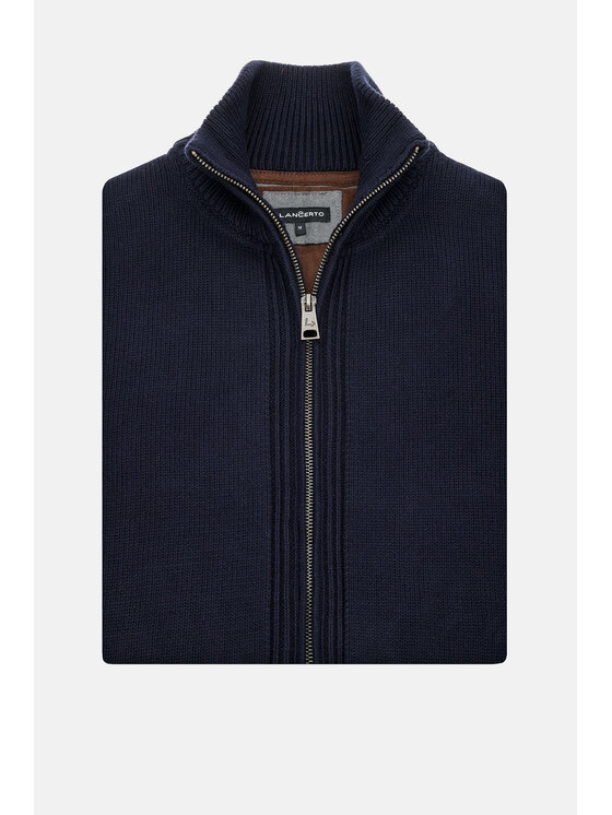 Lancerto Lancerto Kardigan Nate SW073222000060 Granatowy Regular Fit