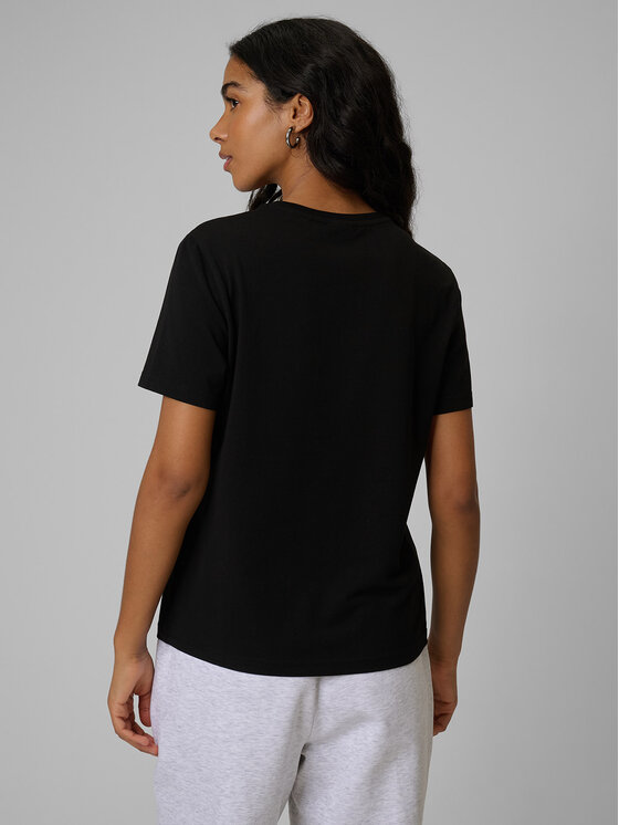 4F 4F T-Shirt NOS Czarny Regular Fit