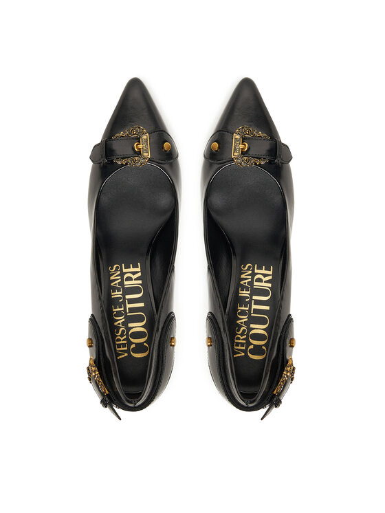 Versace Jeans Couture Versace Jeans Couture Pantofi cu toc subțire 79VA3S56 ZSC35 Negru