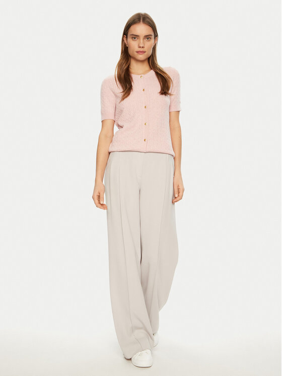 Tommy Hilfiger Tommy Hilfiger Kardiganas WW0WW43958 Rožinė Regular Fit