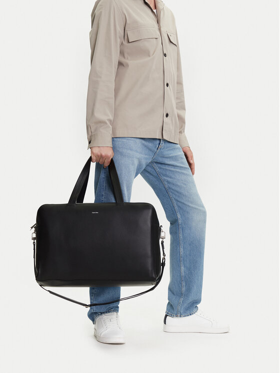 Calvin Klein Calvin Klein Сак Ck Premium Leather Weekender K50K512931 Черен