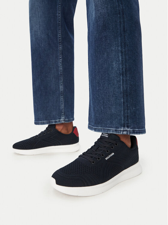 Tommy Hilfiger Superge Lightweight Runner Mix FM0FM05755 Mornarsko modra