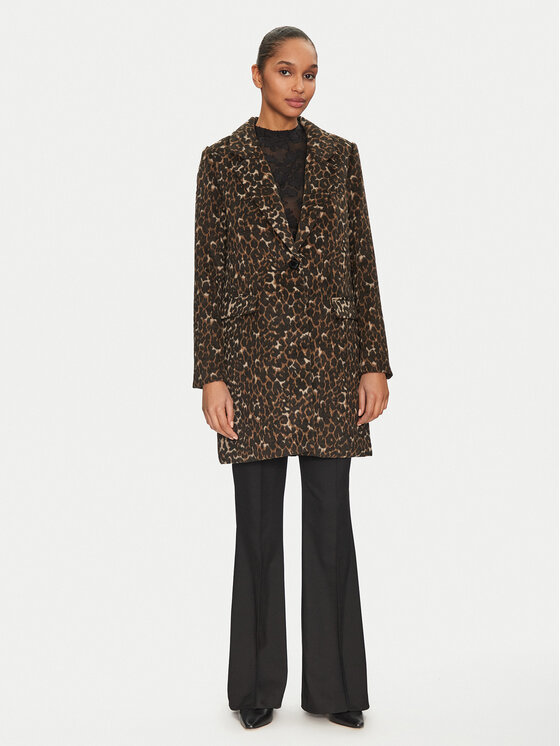 Morgan Morgan Cappotto di transizione 251-GELEO Marrone Regular Fit