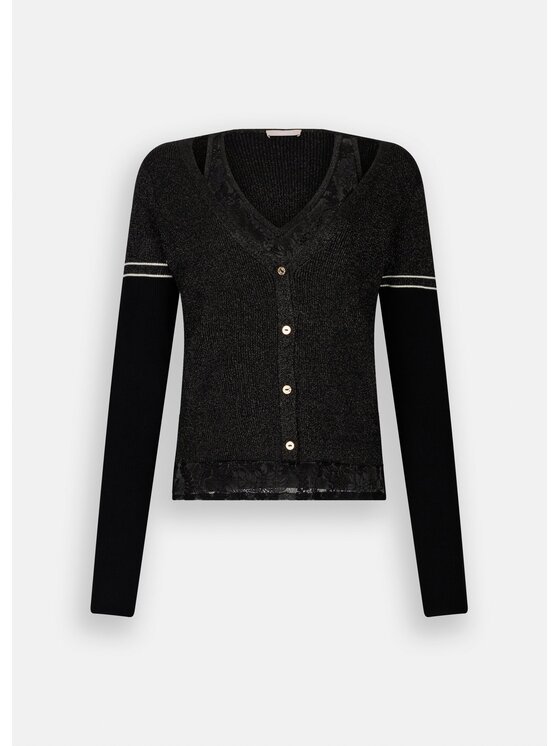 Liu Jo Liu Jo Cardigan TF5027MS49IA4348 Nero Regular Fit
