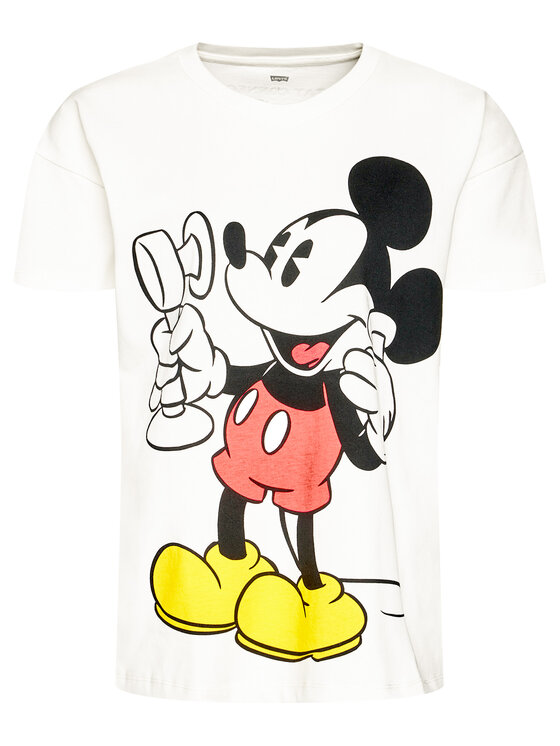 Levi's® Levi's® Tričko DISNEY Mickey & Friends A0612-0001 Biela Regular Fit