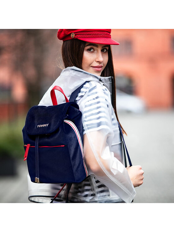 Tommy hilfiger store velvet backpack