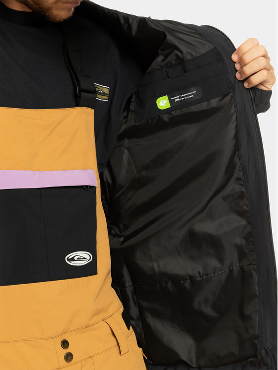 Quiksilver Quiksilver Geacă outdoor High In Th Hood EQYTJ03436 Negru Regular Fit