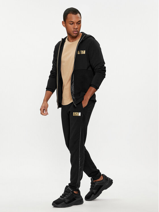 EA7 Emporio Armani EA7 Emporio Armani Світшот 3DPM10 PJUZZ 1200 Чорний Regular Fit