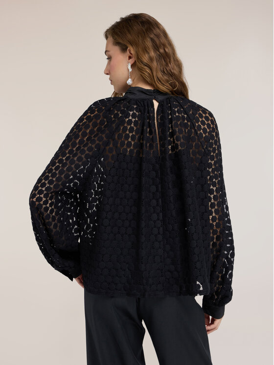 Motivi Motivi Blusa 2046W000814N033 Nero Boxy Fit