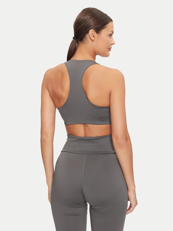 Calvin Klein Calvin Klein Podprsenkový top Support 00GWF4K171 Šedá
