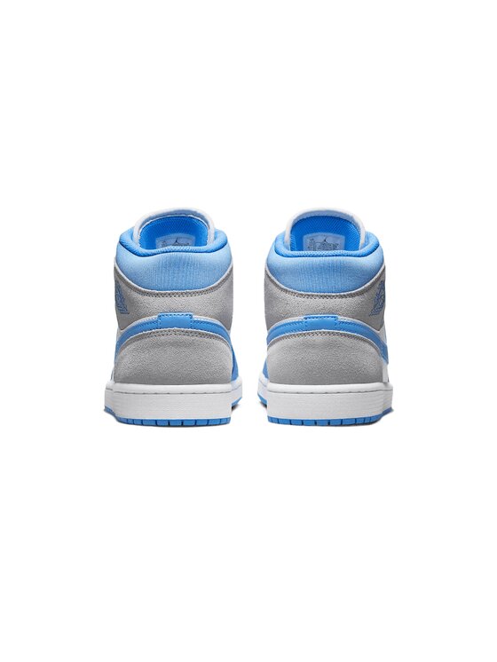 Nike Nike Sneakersy Air Jordan 1 Mid University Blue Grey Modrá
