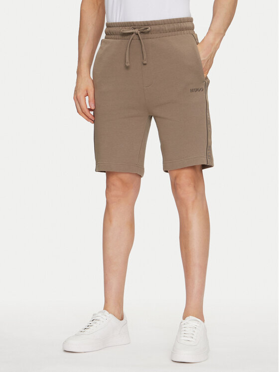 HUGO HUGO Pantaloni scurți sport Liam 50540936 Bej Regular Fit