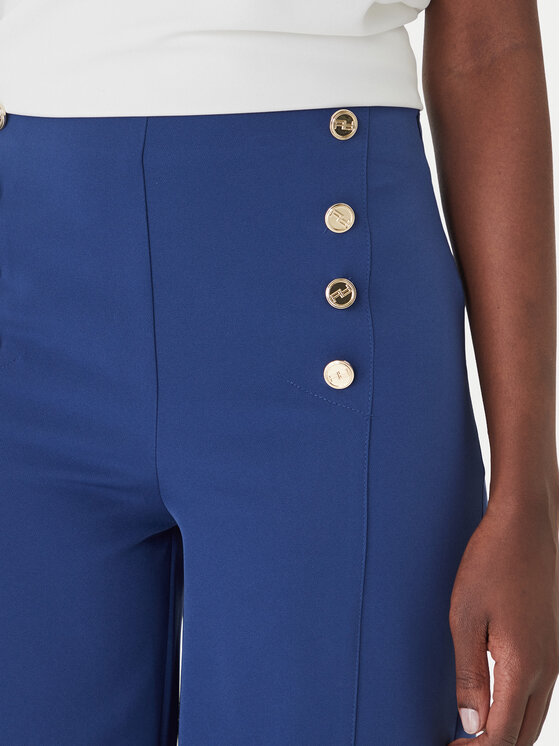 Artigli Artigli Bavlnené nohavice ACPA004373 Tmavomodrá Regular Fit