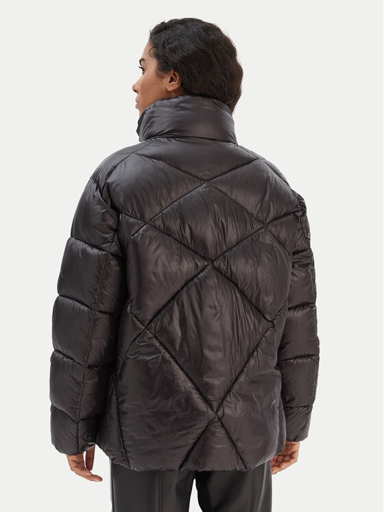 HUGO HUGO Télikabát Fresia 1B 50546813 Fekete Regular Fit