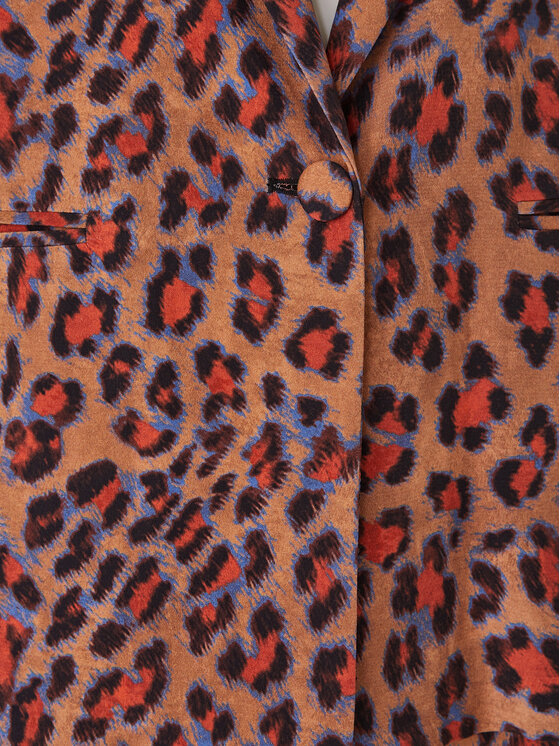 LOLA CASADEMUNT LOLA CASADEMUNT Suknjič MS2602005 Rjava Straight Fit