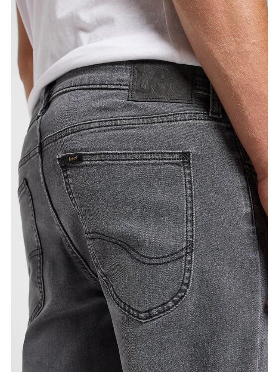 Lee Lee Jeansy MALONE Szary Skinny Fit
