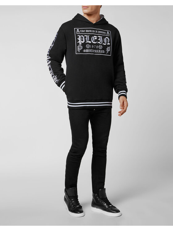 PHILIPP PLEIN PHILIPP PLEIN Felpa 8269 Nero Regular Fit