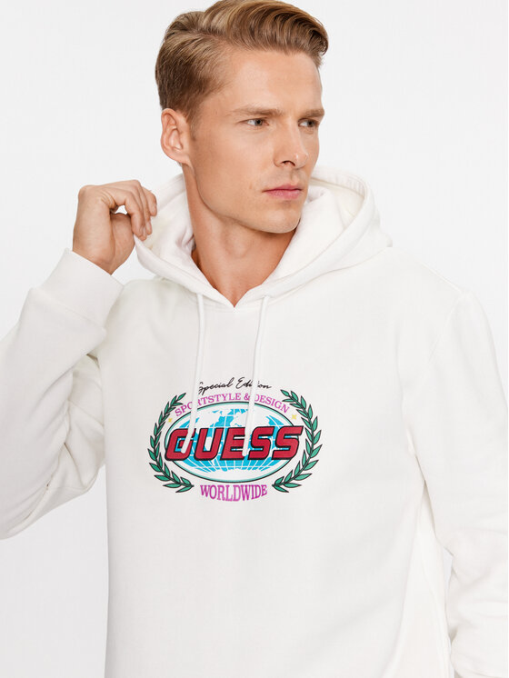 Guess Guess Суитшърт Z3BQ09 KBXX1 Бял Regular Fit