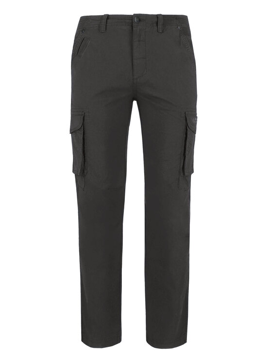 Volcano Volcano Spodnie cargo R-GUN Szary Regular Fit