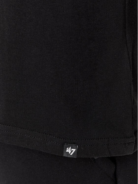 47 Brand 47 Brand Тишърт Los Angeles Dodgers BB012TMKPIU599580JK Черен Regular Fit