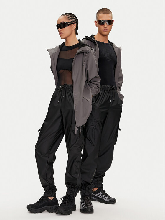 Rains Rains Geacă de ploaie Storm Breaker W3 18370 Gri Regular Fit