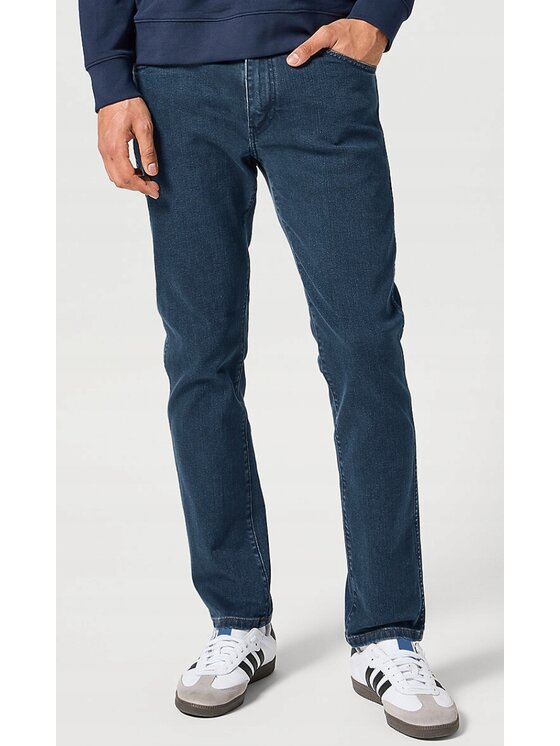 Wrangler Wrangler Jeansy Larston Niebieski Slim Fit
