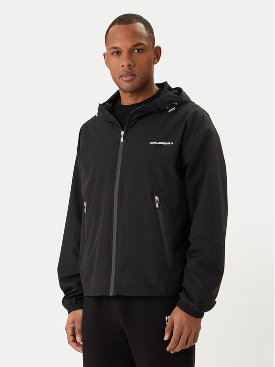 KARL LAGERFELD KARL LAGERFELD Demisezoninė striukė 505026 562581 Juoda Regular Fit
