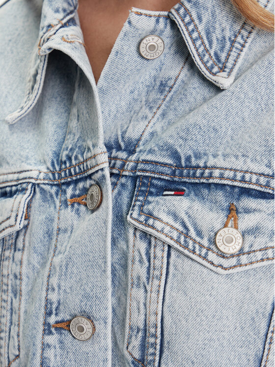 Tommy Jeans Tommy Jeans Džínsová bunda DW0DW21063 Modrá Relaxed Fit