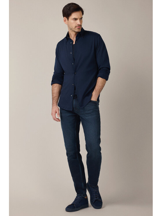 Lancerto Lancerto Koszula Francesca KO073225000002 Granatowy Slim Fit