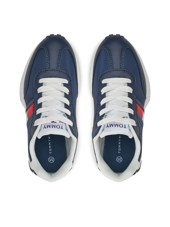 Tommy Hilfiger Tommy Hilfiger Sneakers Flag Low Cut Lace-Up Sneaker T3X9-33877-1695 M Dunkelblau