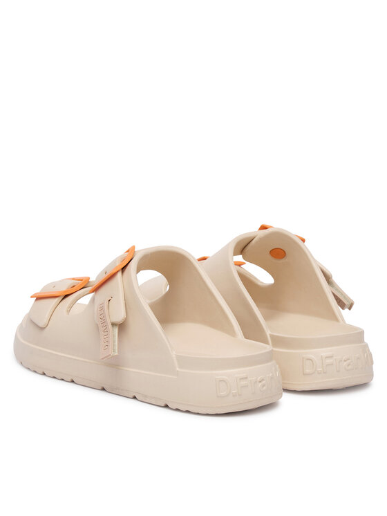 D.Franklin D.Franklin Pantoletten Vibe Foam 2 DFSH413005 Beige