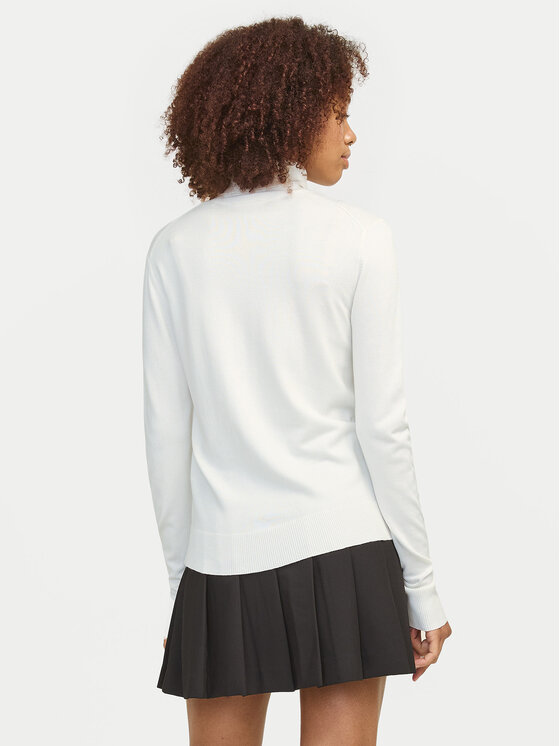 JJXX JJXX Bluză cu gât Ada 12258813 Alb Slim Fit