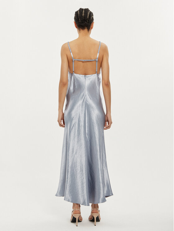 Max Mara Leisure Max Mara Leisure Sukienka koktajlowa Baden 2416221088 Niebieski Regular Fit