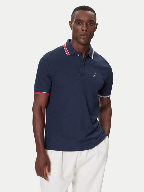 Nautica Nautica Tricou polo Atabay N1S03424 Bleumarin Regular Fit