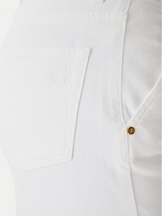 Luisa Spagnoli Luisa Spagnoli Džinsi Aroma 542975 Balts Straight Fit