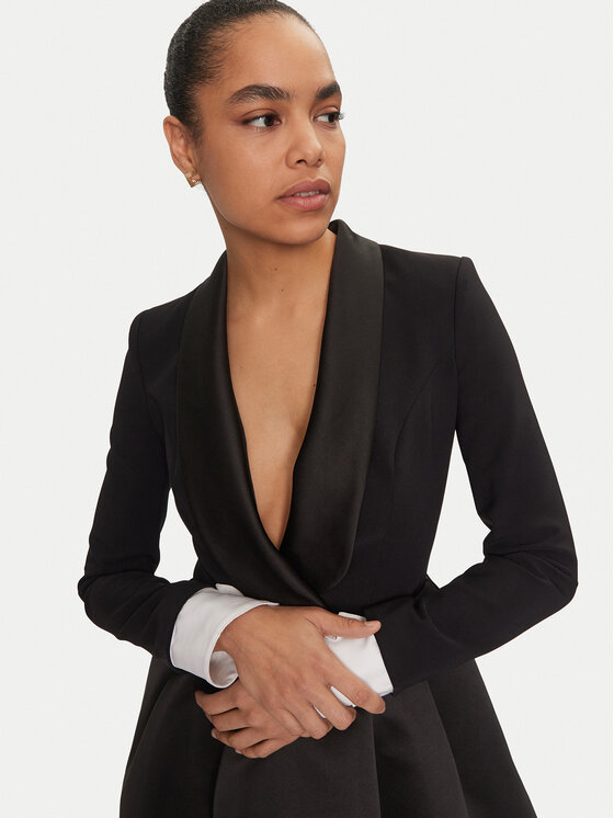 Elisabetta Franchi Elisabetta Franchi Sukienka koktajlowa AB-710-47E2-V560 Czarny Regular Fit