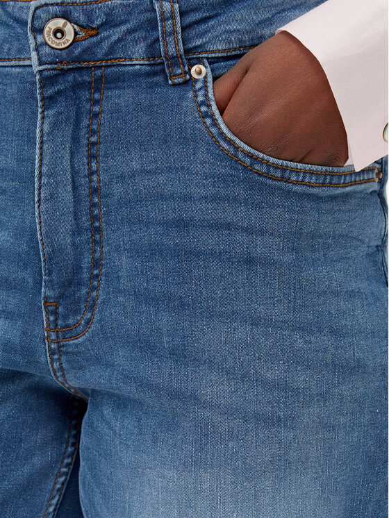 Fracomina Fracomina Jeansy FP25SVD005D42002 Niebieski Mom Fit