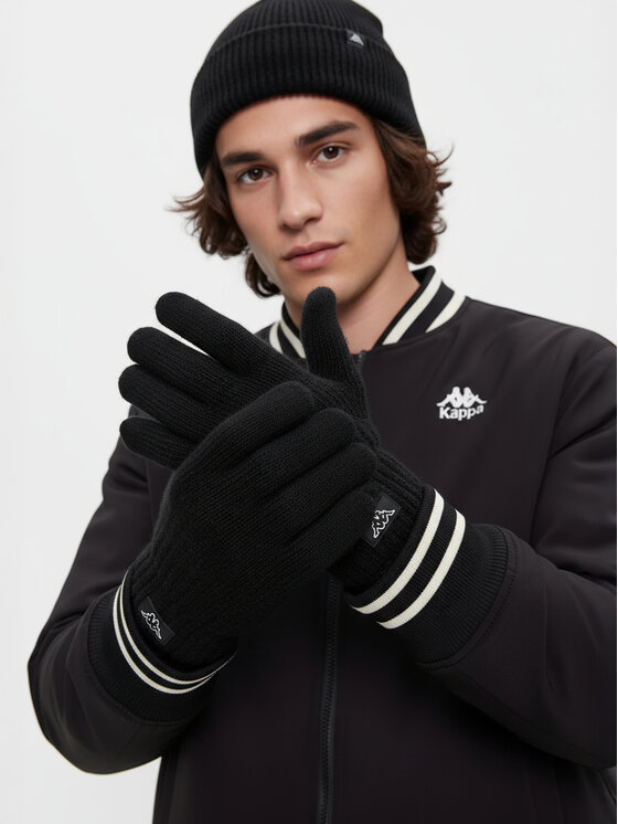 Kappa Kappa Рукавички CEO-KAP-U6-002-AW25 Чорний